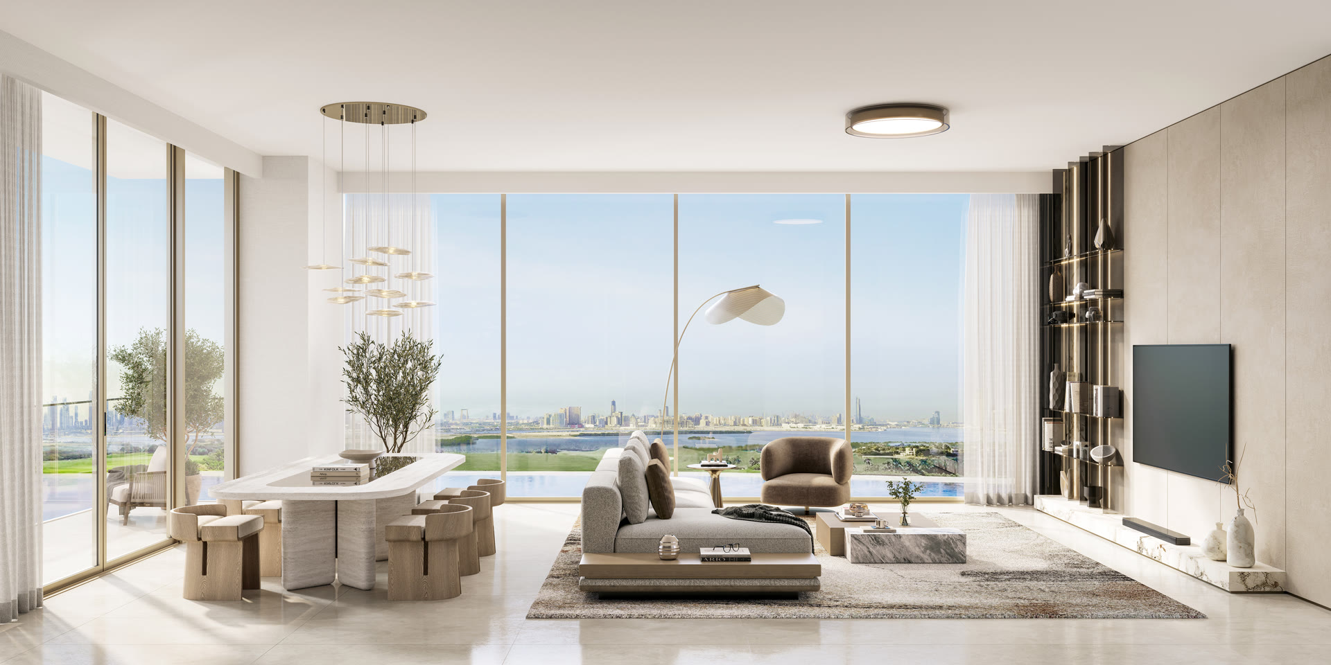 Everly Place — 3BR Living Area
