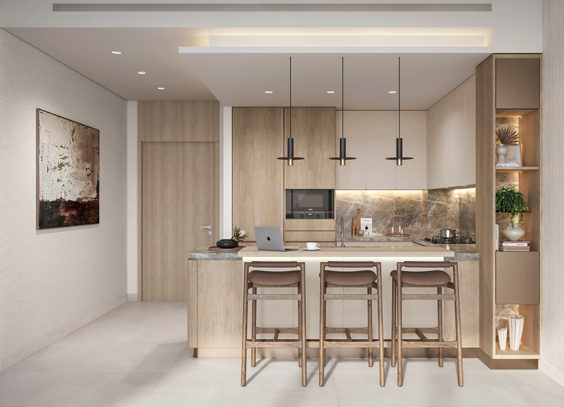 Everly Place — 1BR Kitchen
